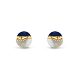 Lapis & Mother-of-Pearl Stud