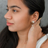 Butterfly Dangle with Sparkling Crystals