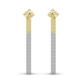 Gold & Silver Chain Drop
