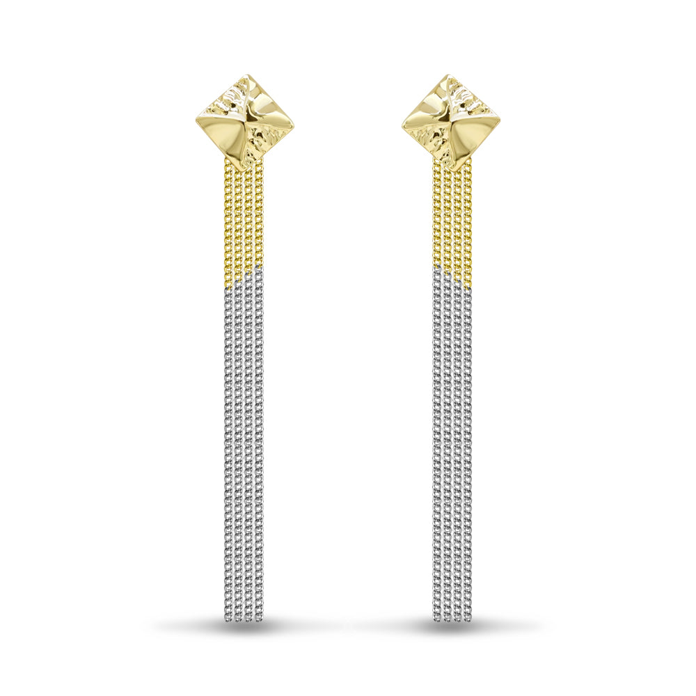 Gold & Silver Chain Drop