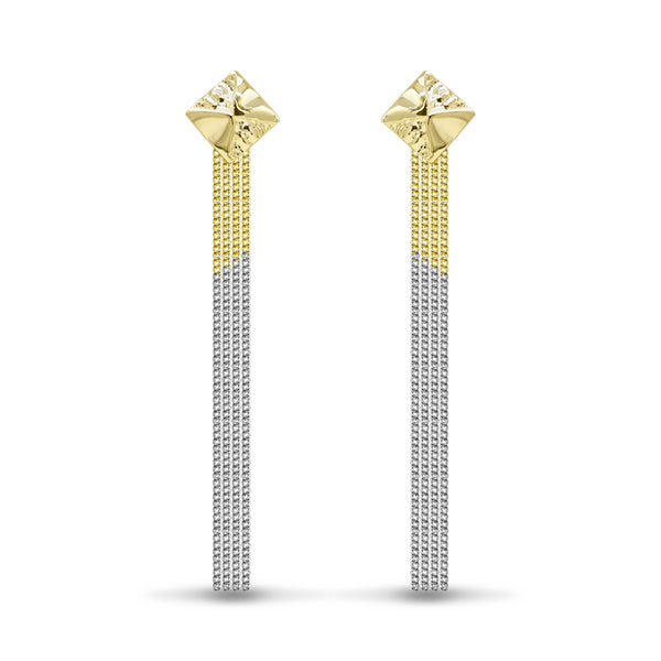 Gold & Silver Chain Drop