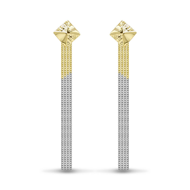 Gold & Silver Chain Drop