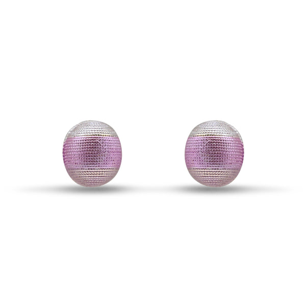 Textured Sphere Stud Earrings