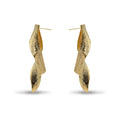 Gold Twist Hoop