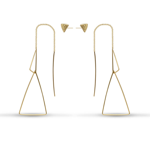 Triangle Drop & Stud