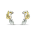 Two-Tone Sculptural Drop