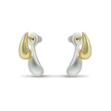 Two-Tone Sculptural Drop