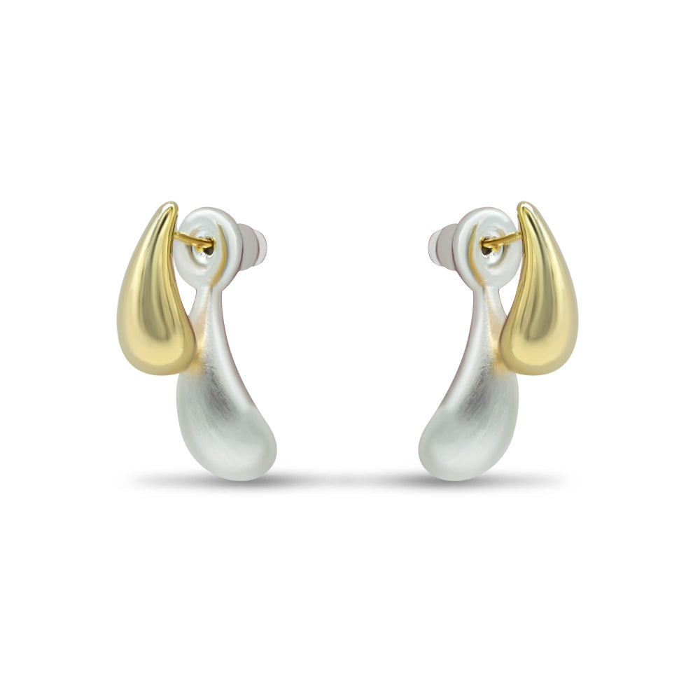 Two-Tone Sculptural Drop