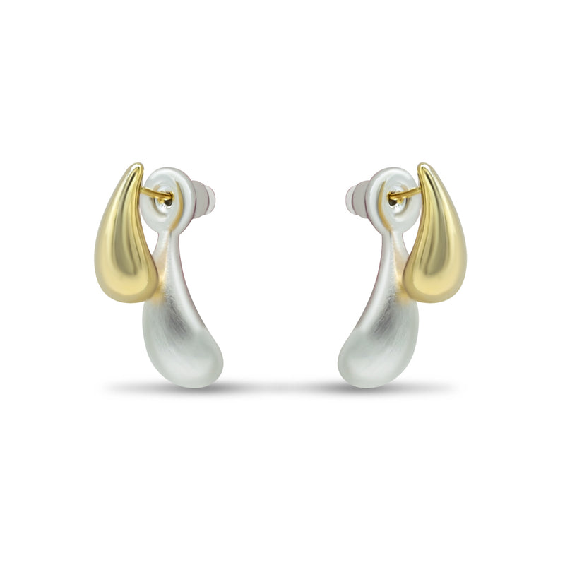 Two-Tone Sculptural Drop