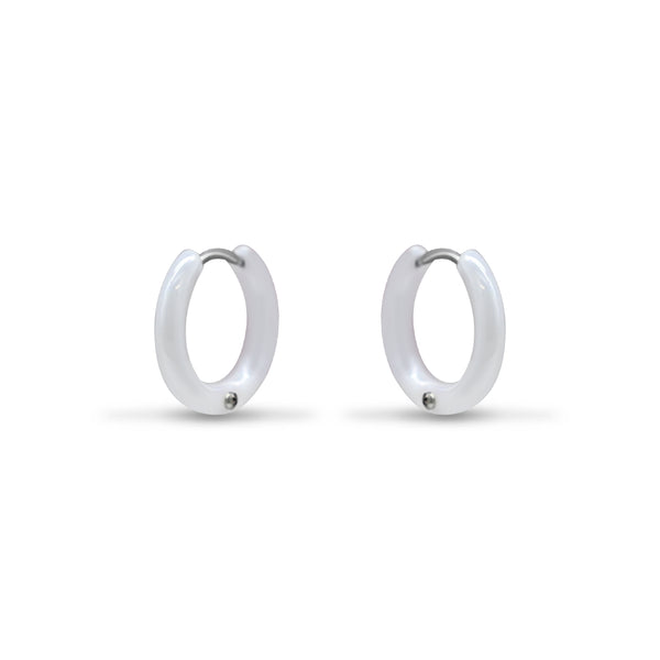 White Enamel Hoop