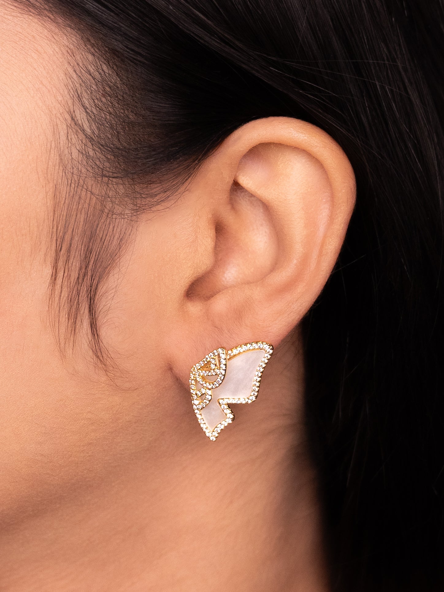 Angel Wing Earrings | 18k Gold Plated