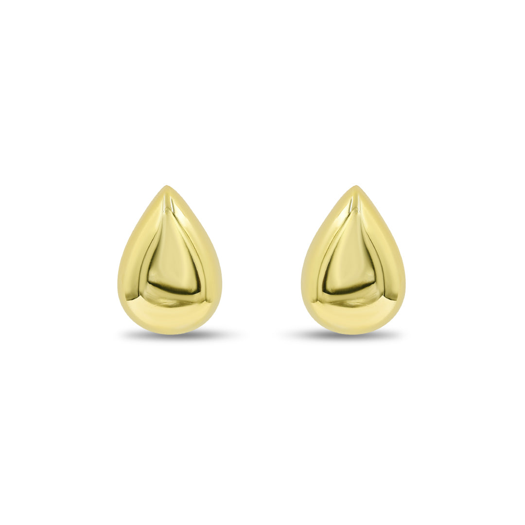 Golden Drop Studs Earrings | 18k Gold Plated