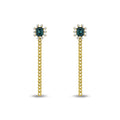 Emerald Cut Drop Chain
