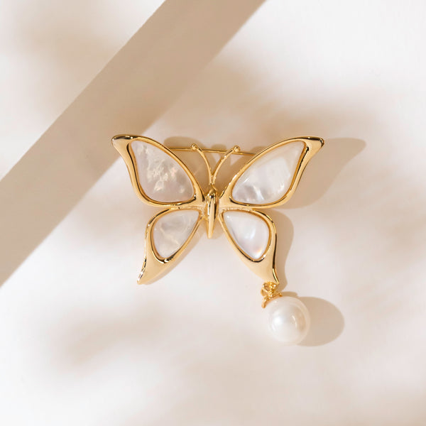 Seashell Pearl Butterfly