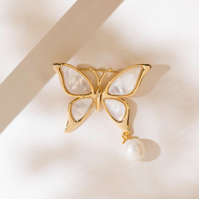 Seashell Pearl Butterfly
