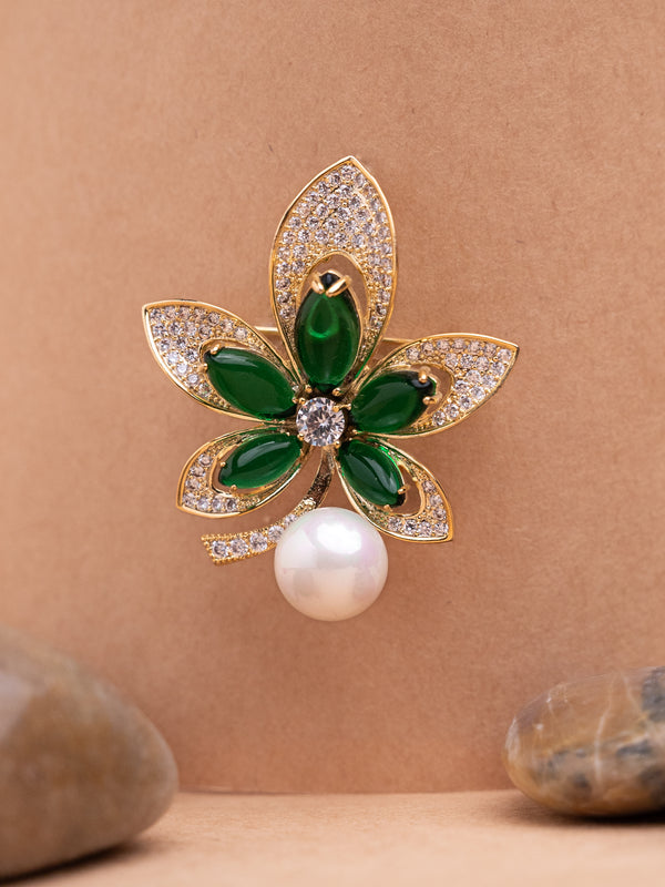 Green Agate Lotus Flower