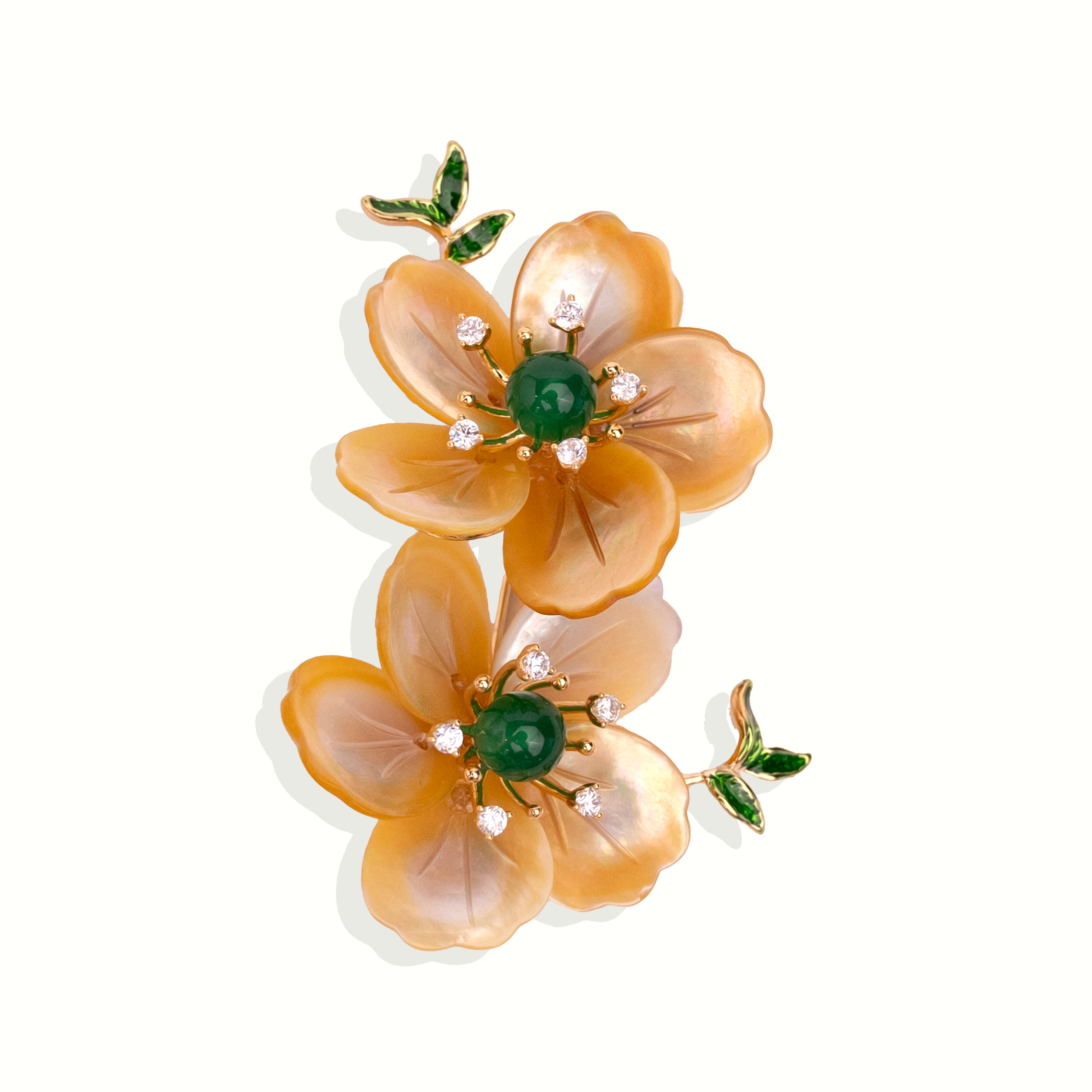 Yellow Flower Brooch Pin