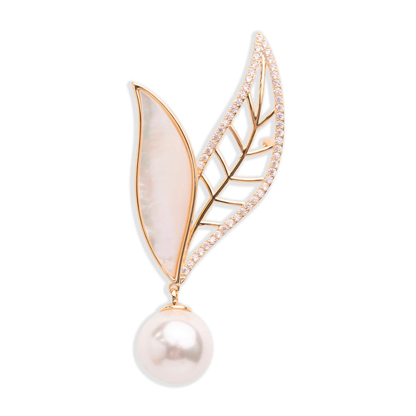 Classic Gold with a Single Pearl