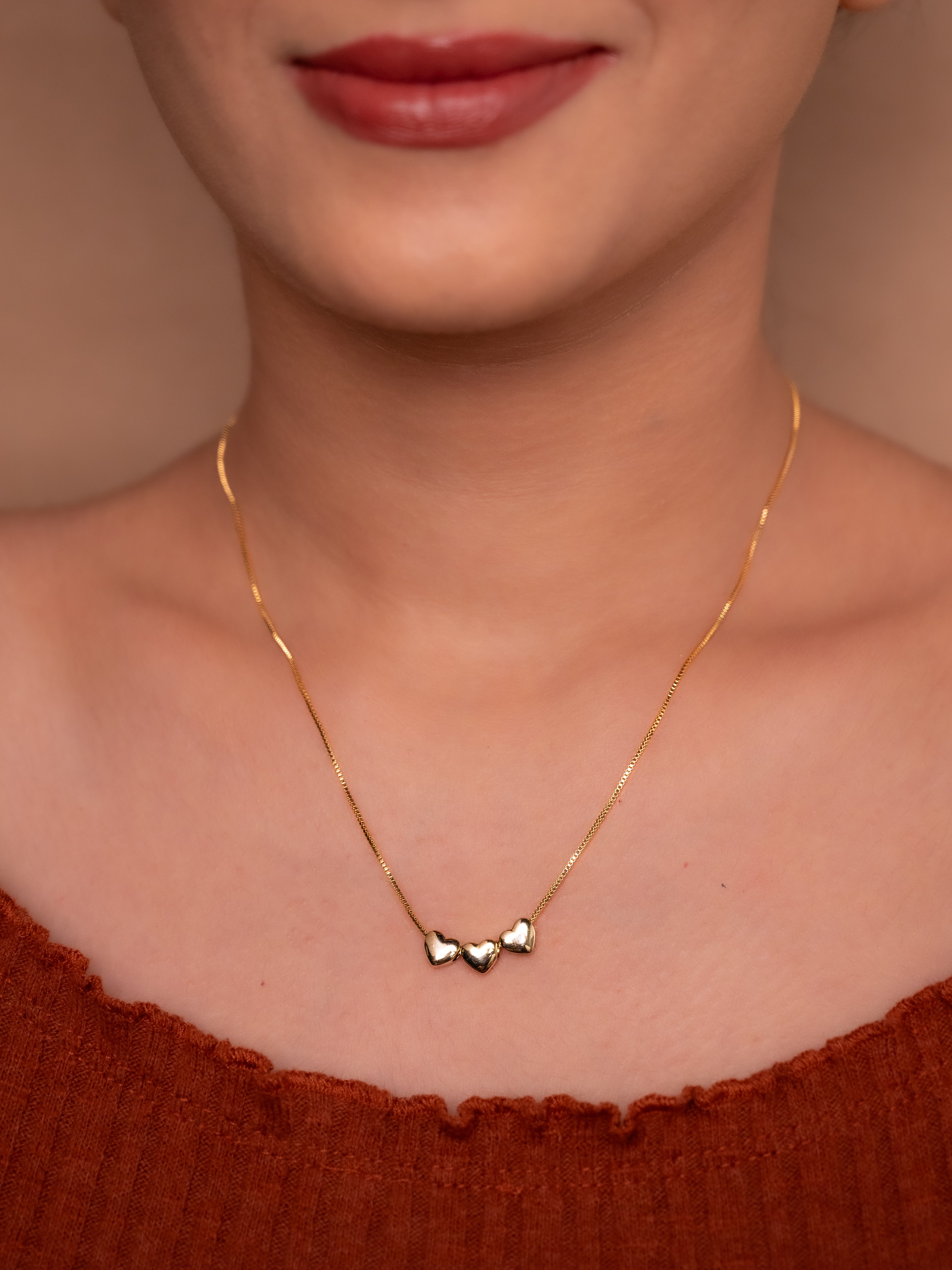 Triple Heart Mini Pendant