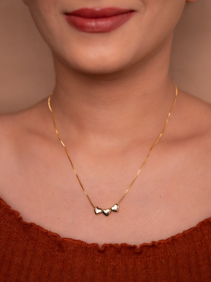 Triple Heart Mini Pendant