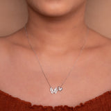 Diamond Butterfly Pendant