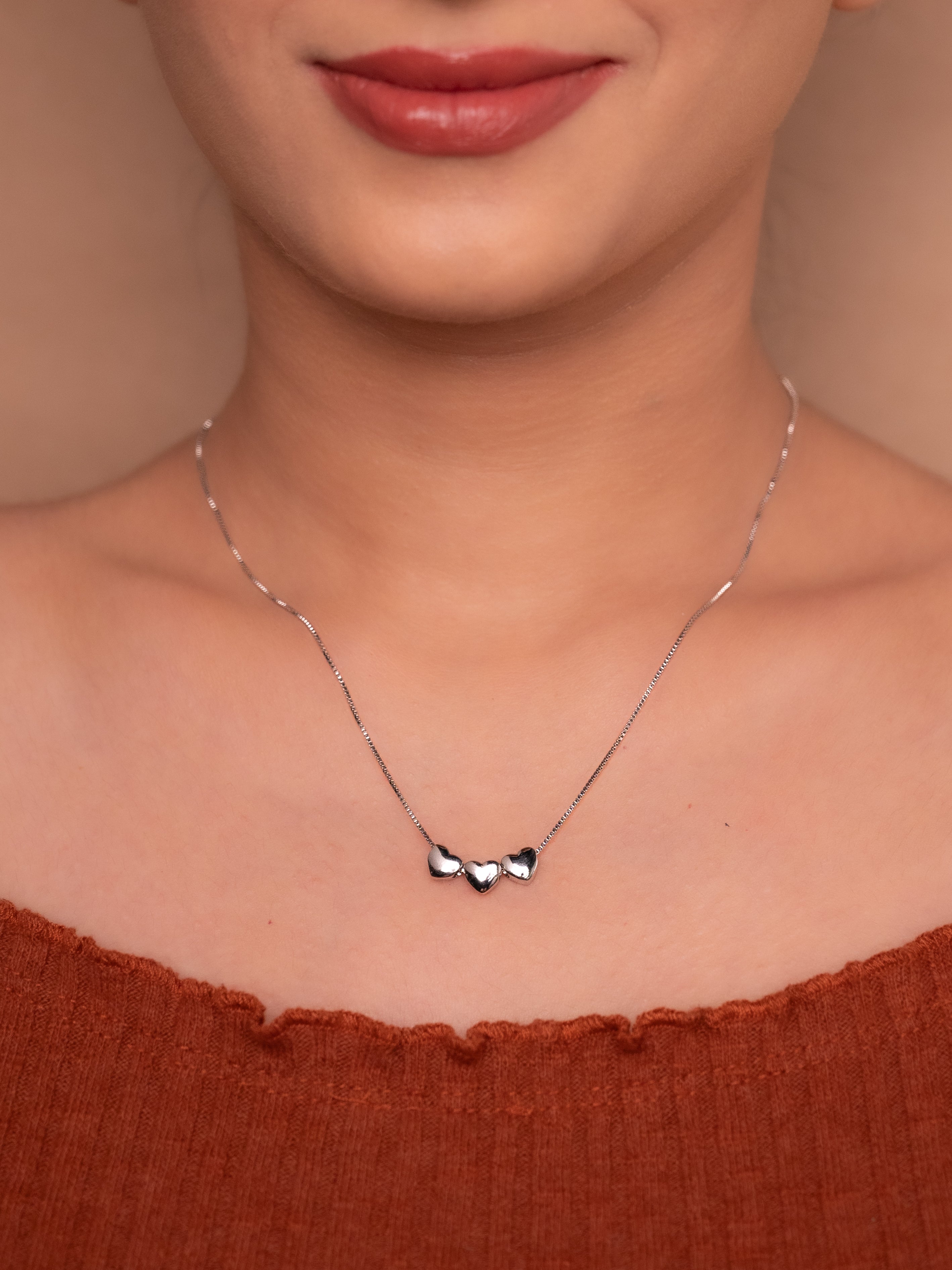 Triple Heart Mini Pendant