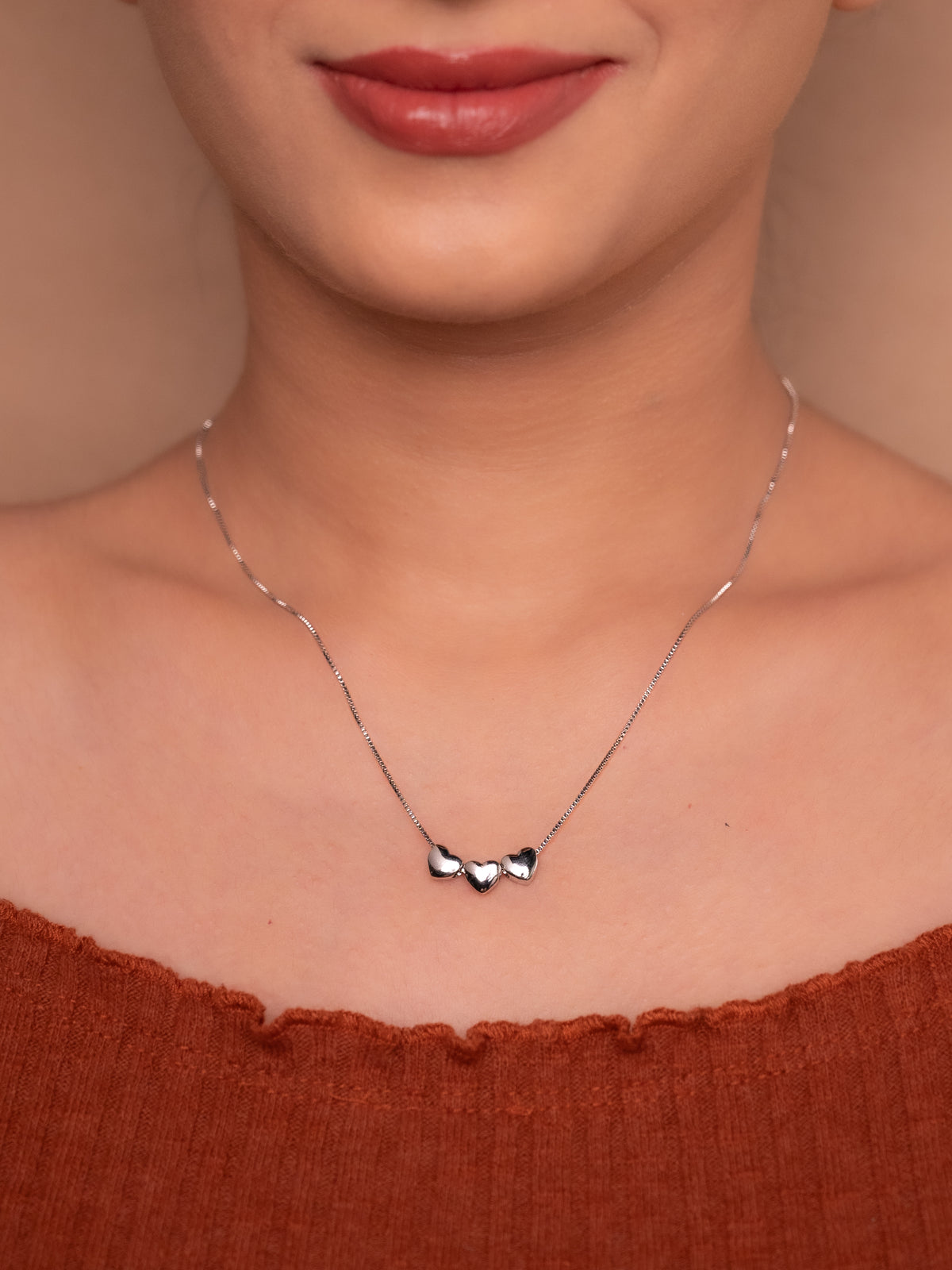 Triple Heart Mini Pendant