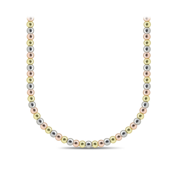 Tri-Color Round Beads