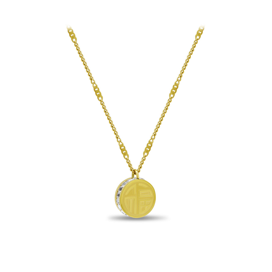 Chinese Letter Bless Pendant