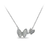 Diamond Butterfly Pendant