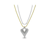 Double Layered Heart Chain