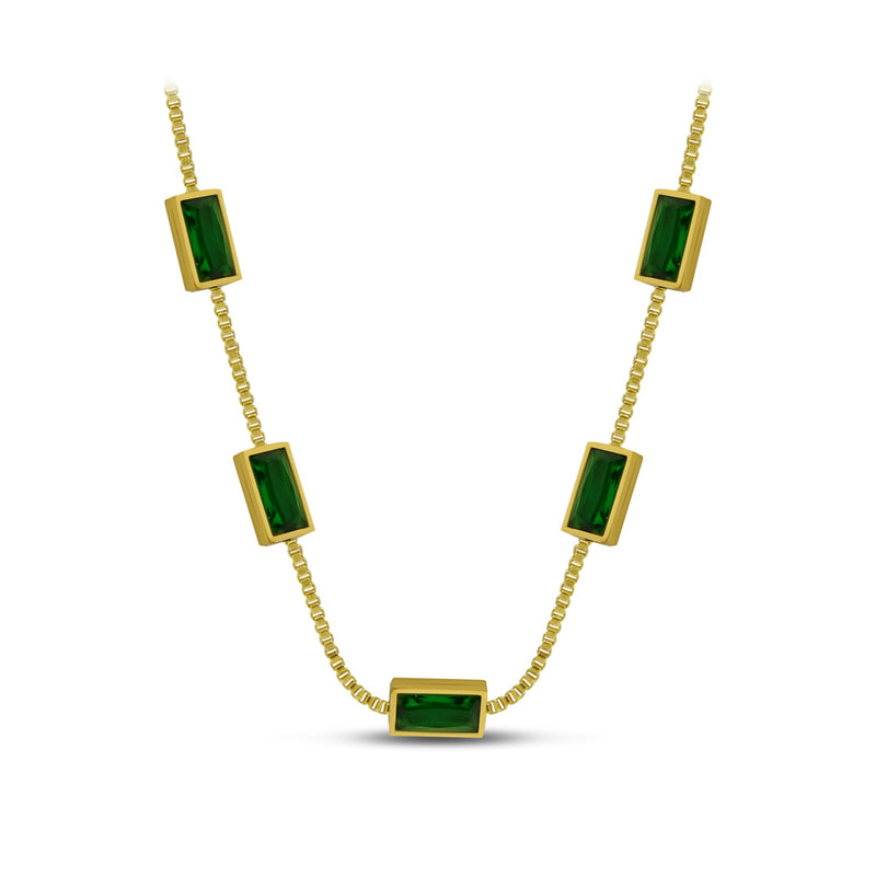 Rectangular Green Gemstone