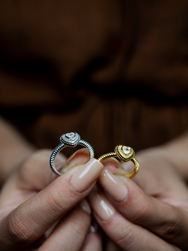 Textured Heart Diamond
