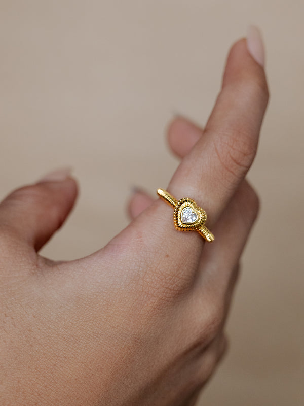 Textured Heart Diamond