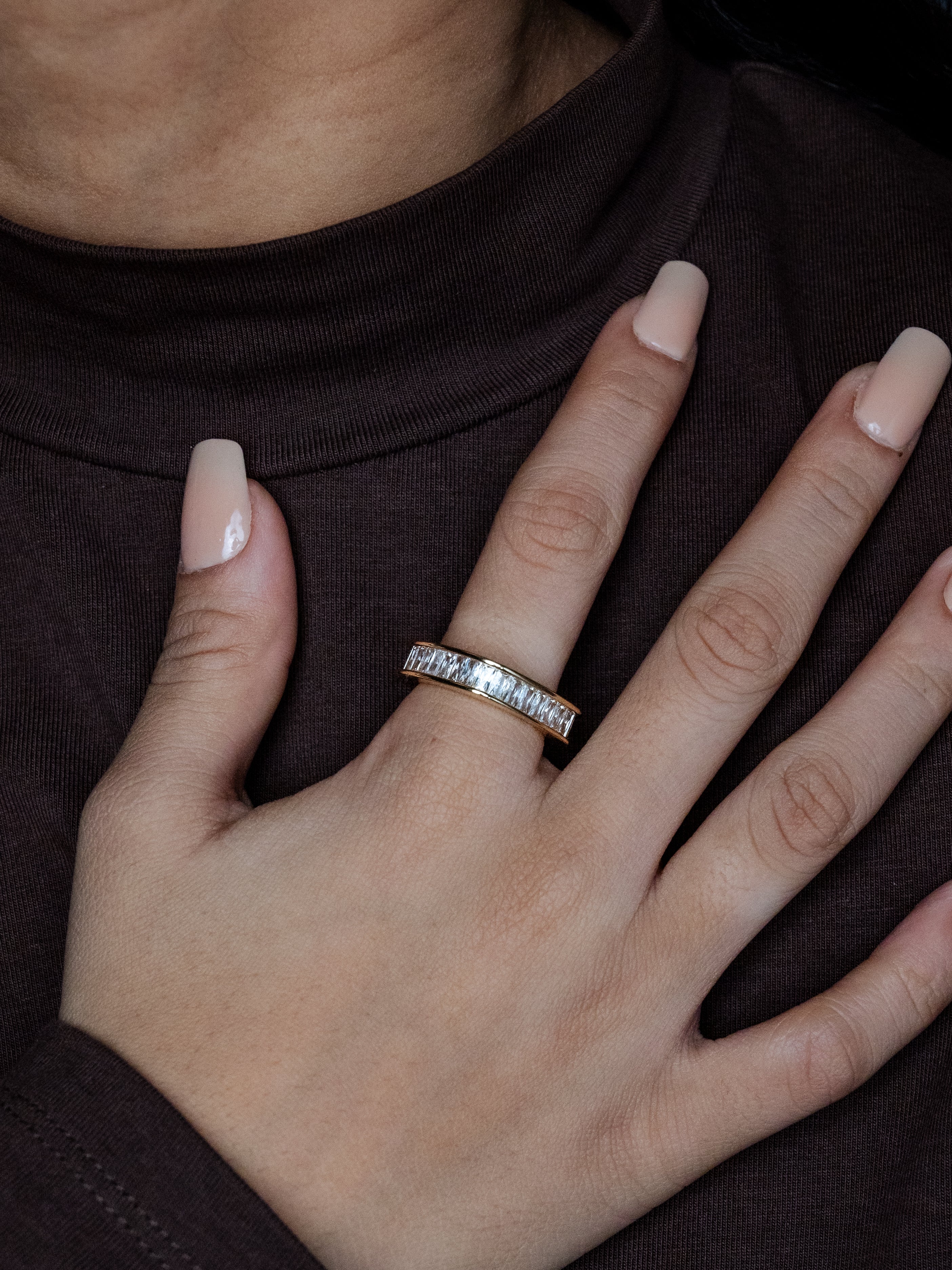 Baguette Diamond Band