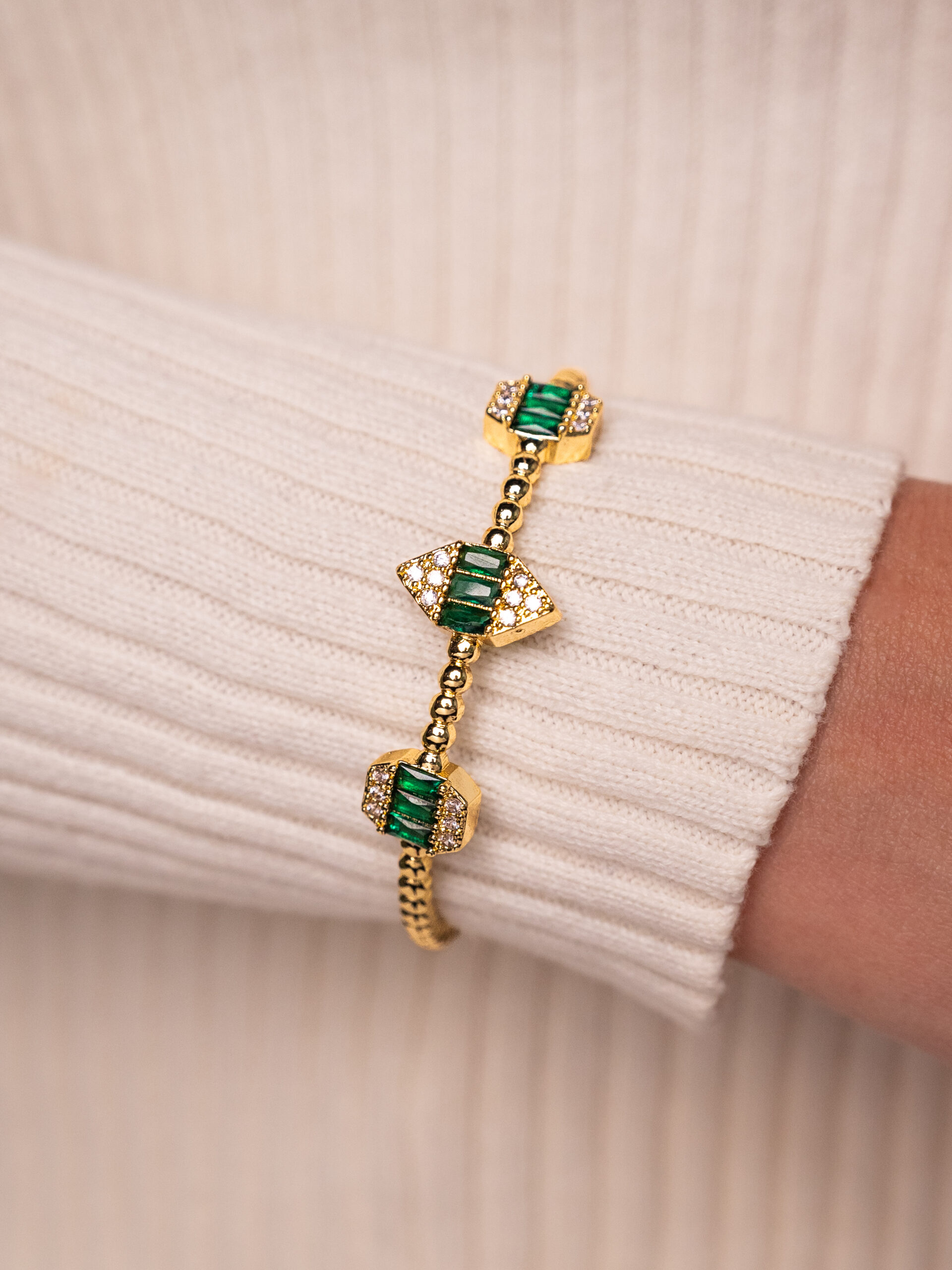 Azure Baguette Bracelet