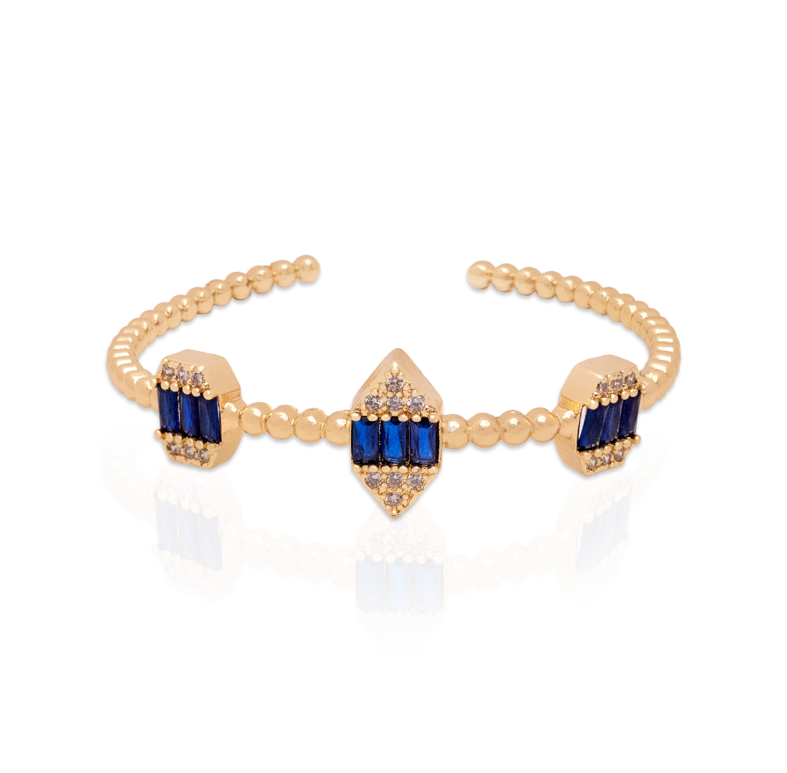 Azure Baguette Bracelet