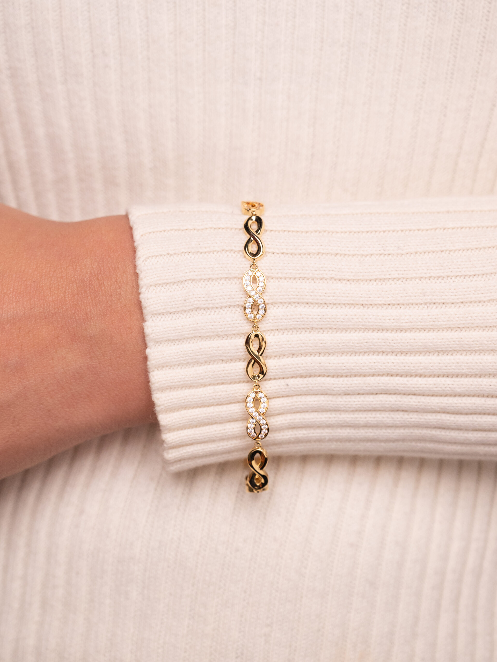 Infinity Pave Link Bracelet - Image 2