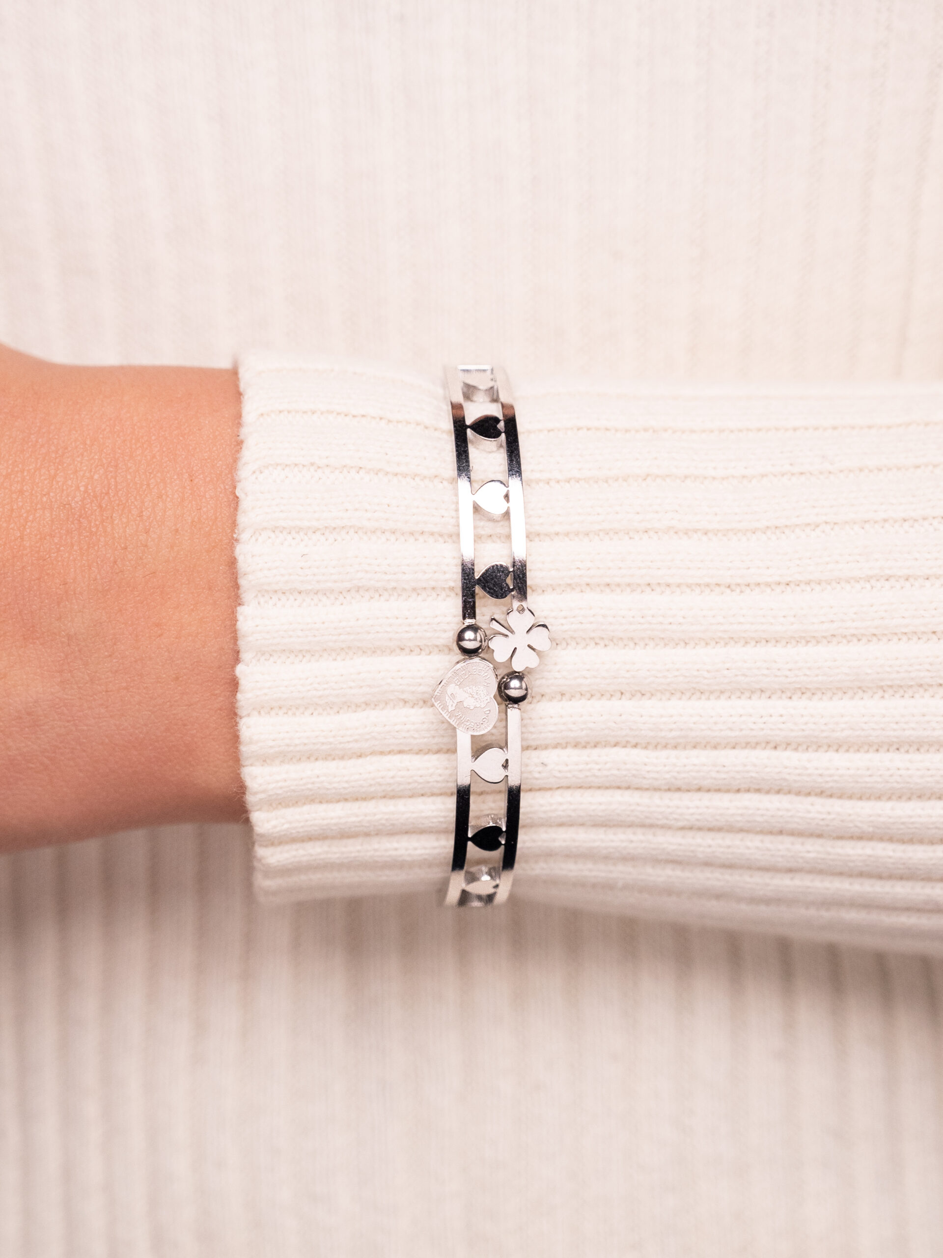 Silver Motif Bracelet