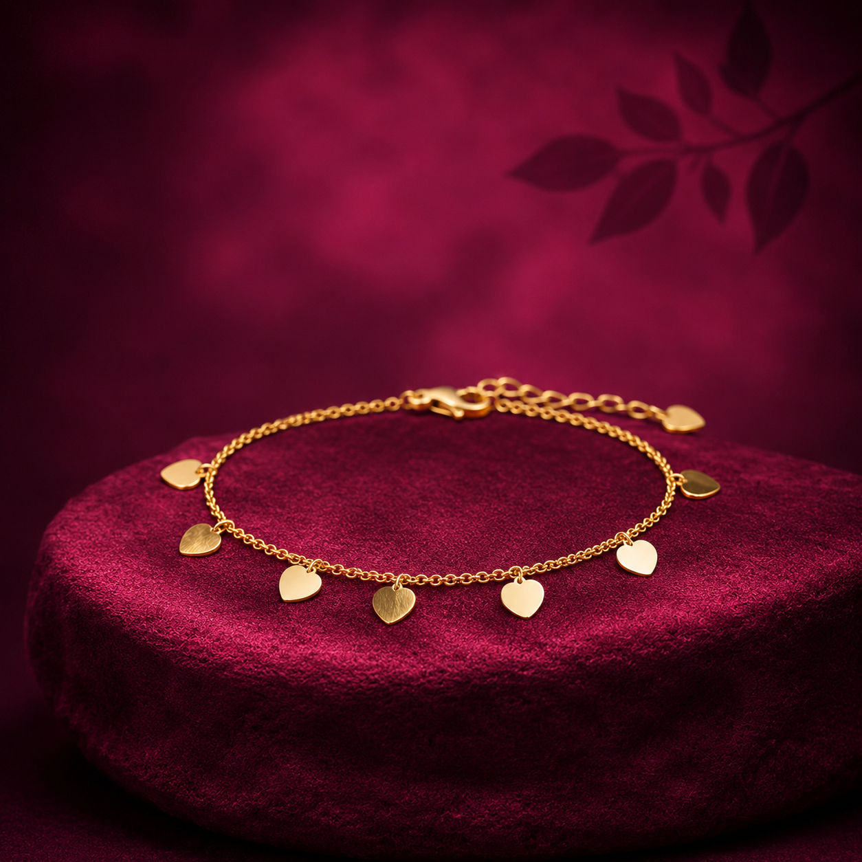 Heart Charm Bracelet