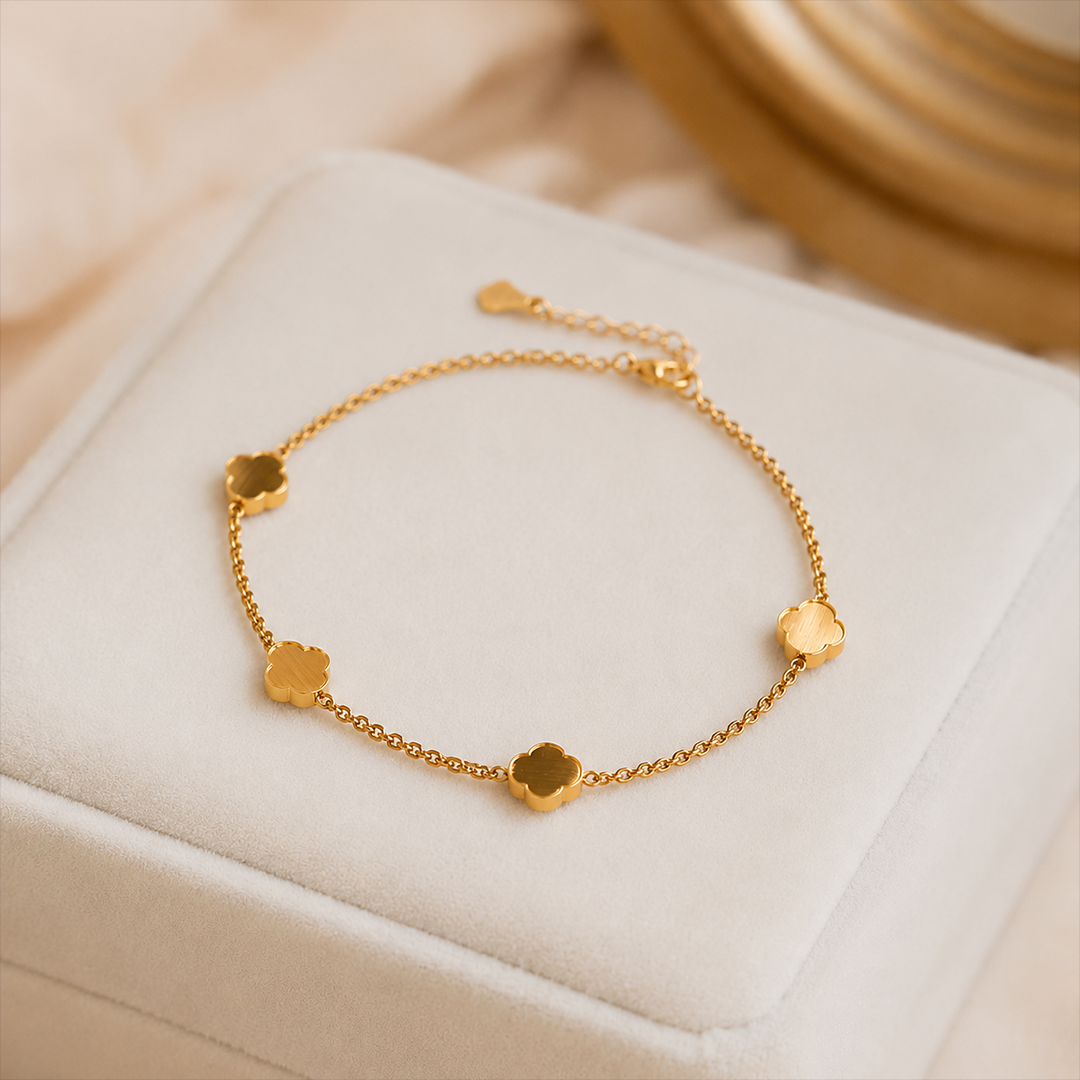 Flower Charm Bracelet