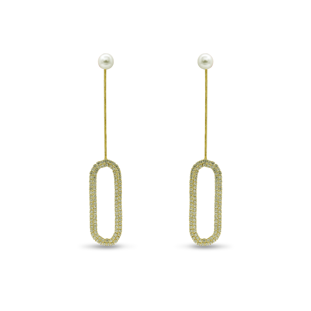 Luxe Oval Pearl Drops