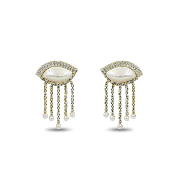 Glimmer Eye Fringe Studs