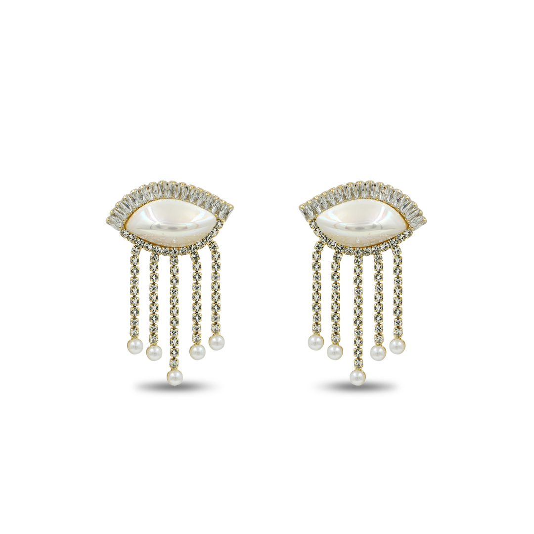 Glimmer Eye Fringe Studs