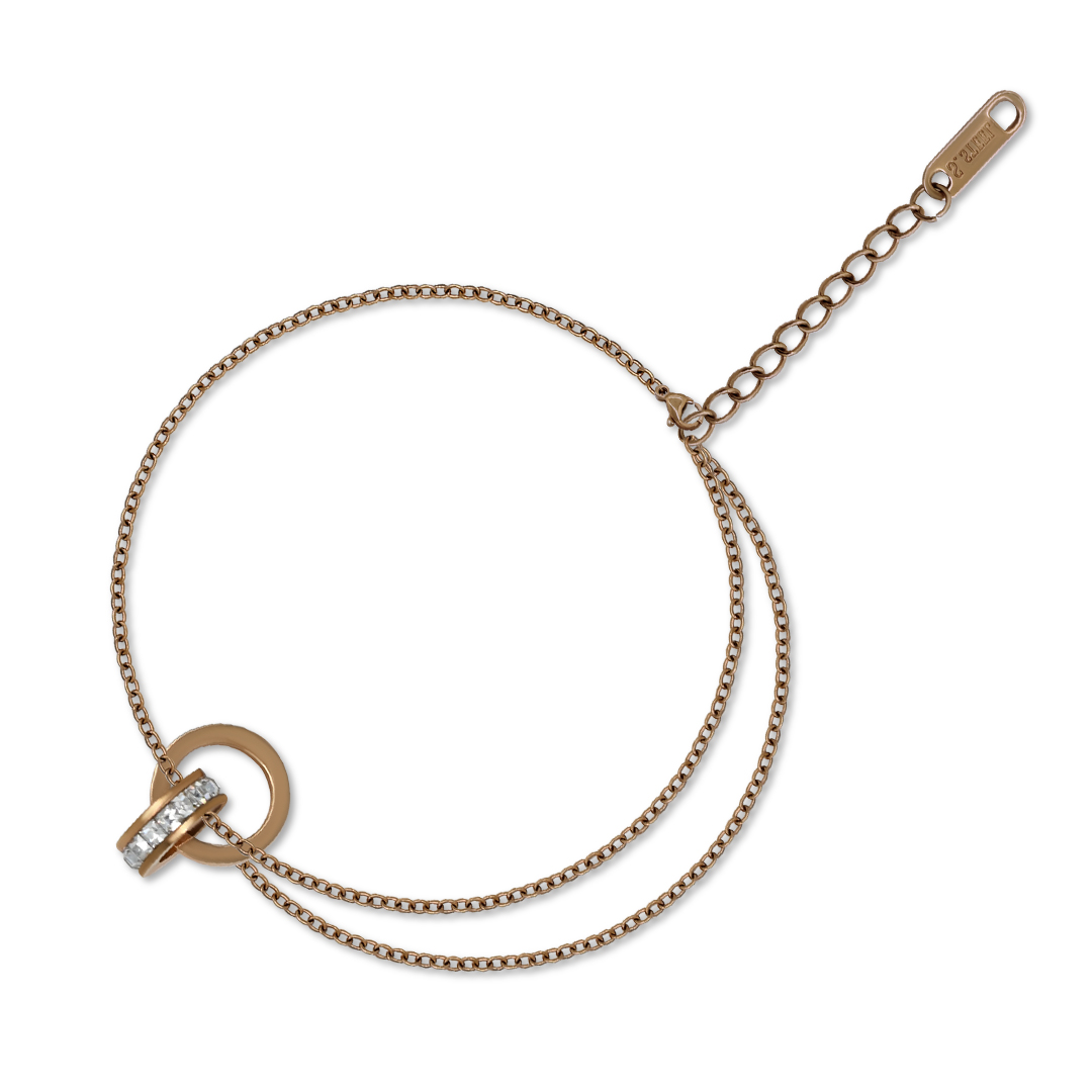 Interlocking Ring Anklet