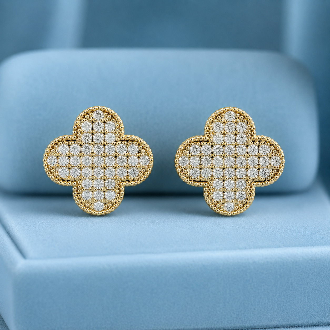 Radiant Clover Studs