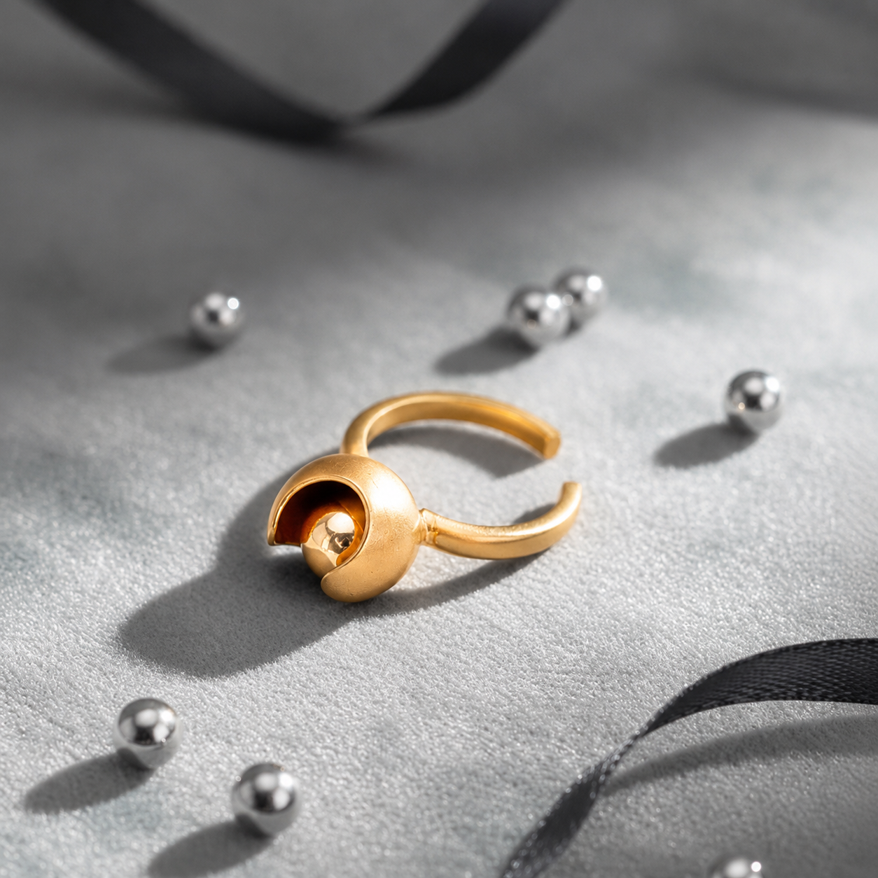 Orb Bud Ring
