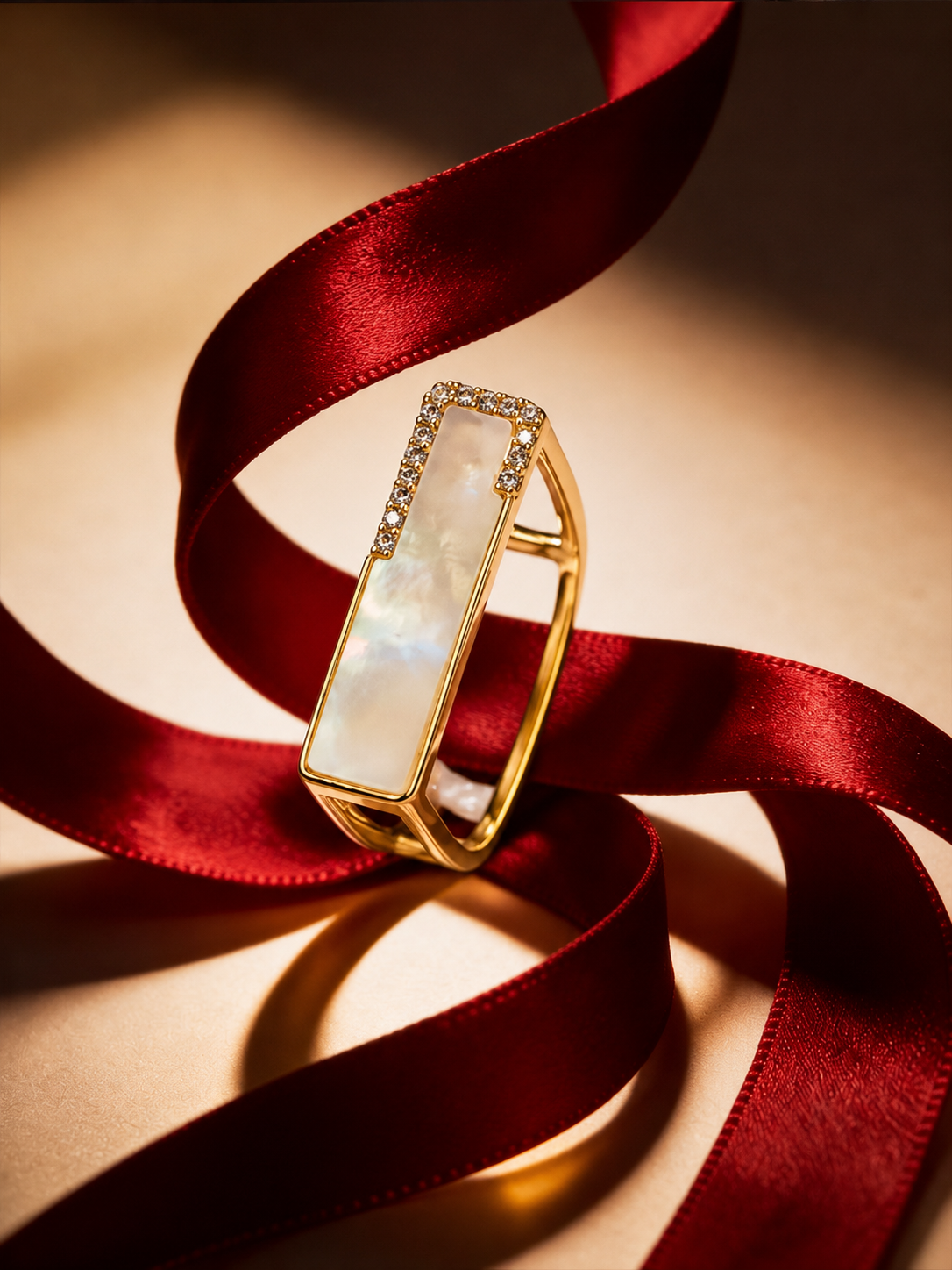 Geometric Opulence Ring
