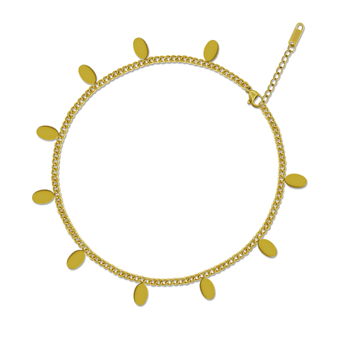 Oval Charm Bracelet