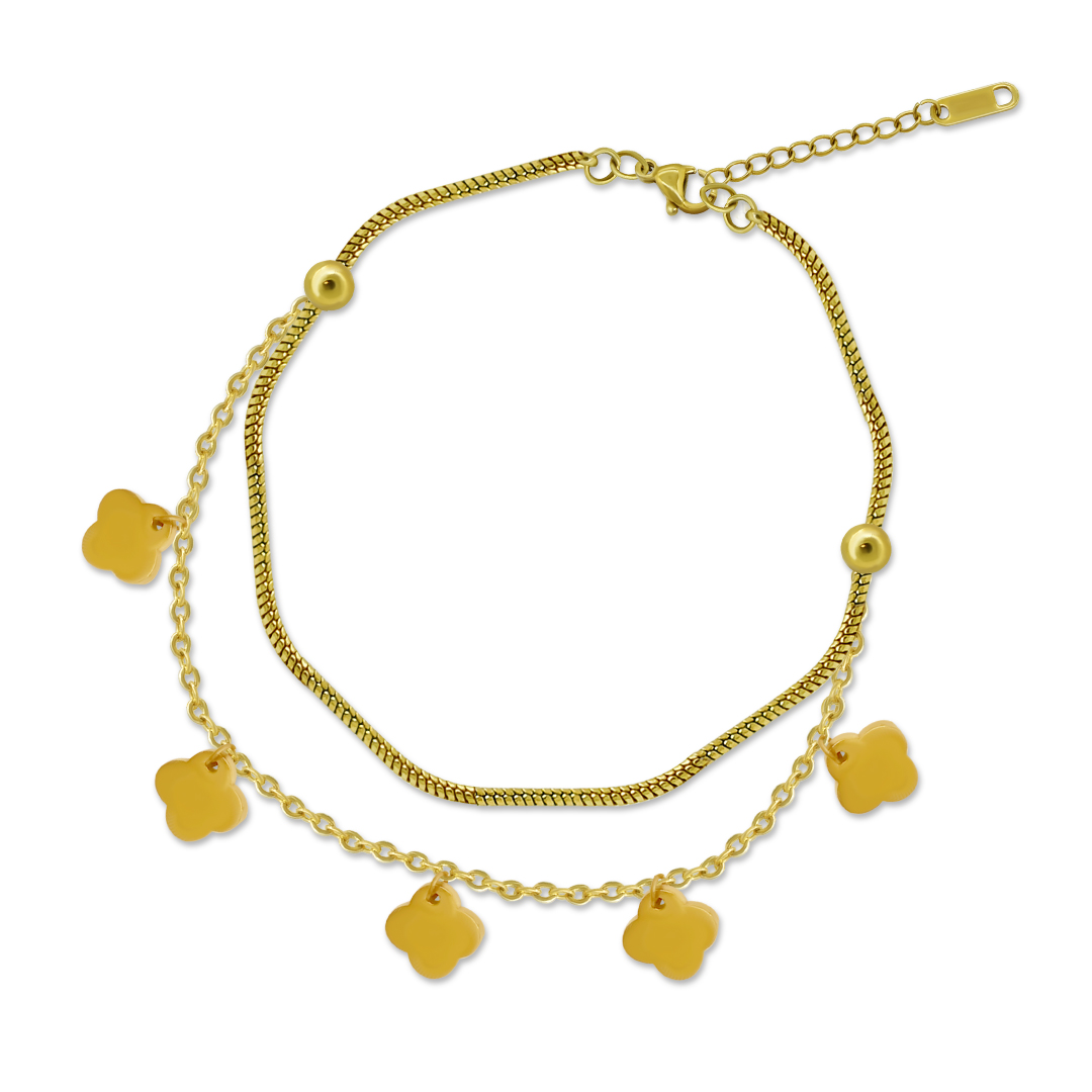 Clover Charm Bracelet